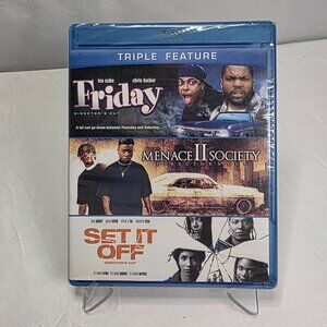 Friday, Menace II Society, & Set It Off Blu-ray Triple Feature Director's Cut